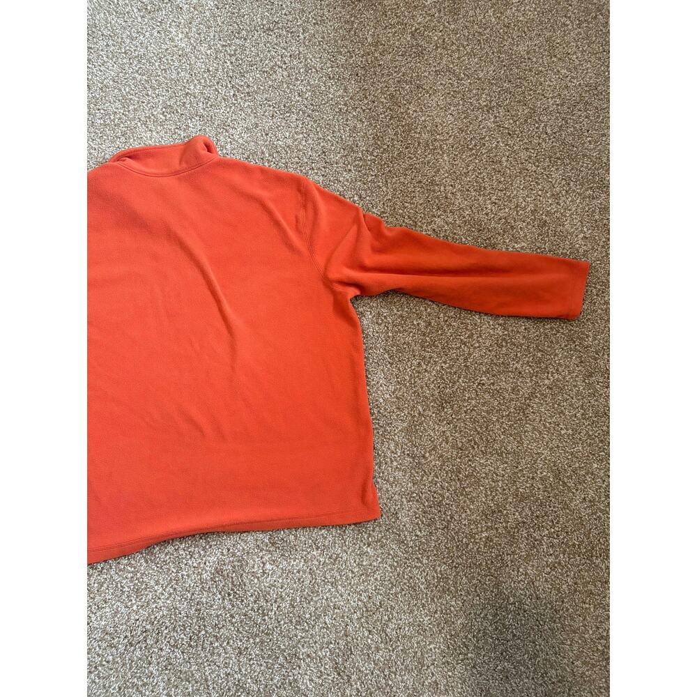 Eddie Bauer Mens Xl Orange 1/4 Zip Sweater - Picture 6 of 7